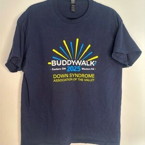 Gildan Navy Blue Buddy Walk Tee